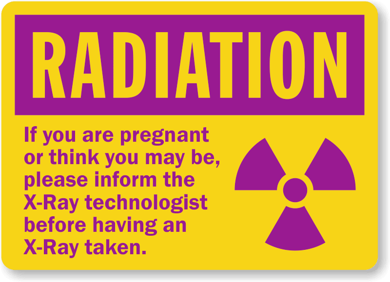 radiation risk in pregnancy