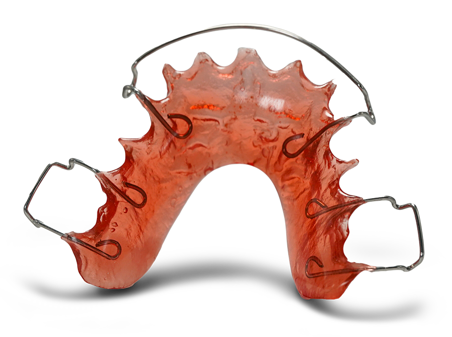 Hawley retainer orthodontic appliance