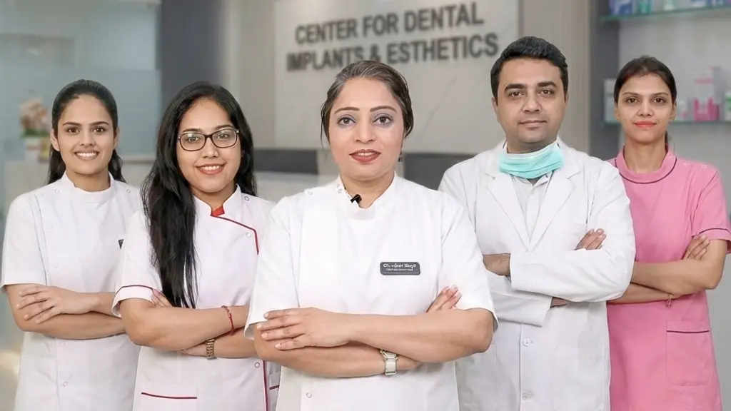 Specialist dental team at Center for Dental Implants & Esthetics, Gurgaon