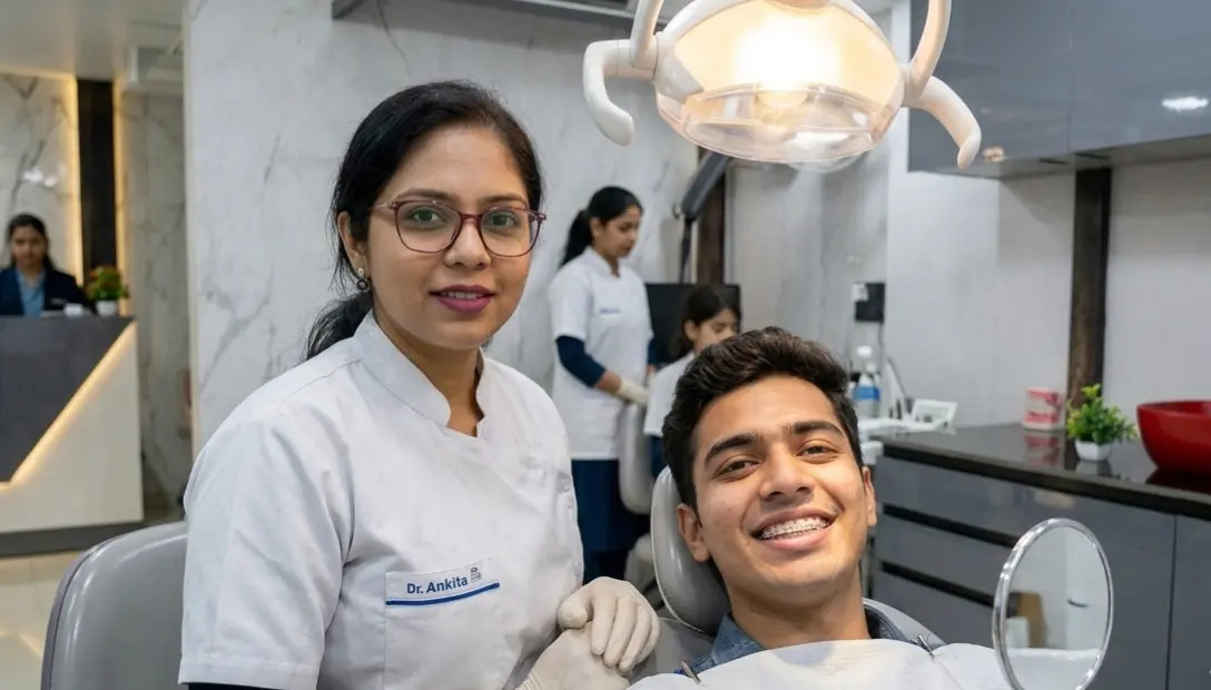 Braces treatment at Center for Dental Implants Esthetics Gurgaon