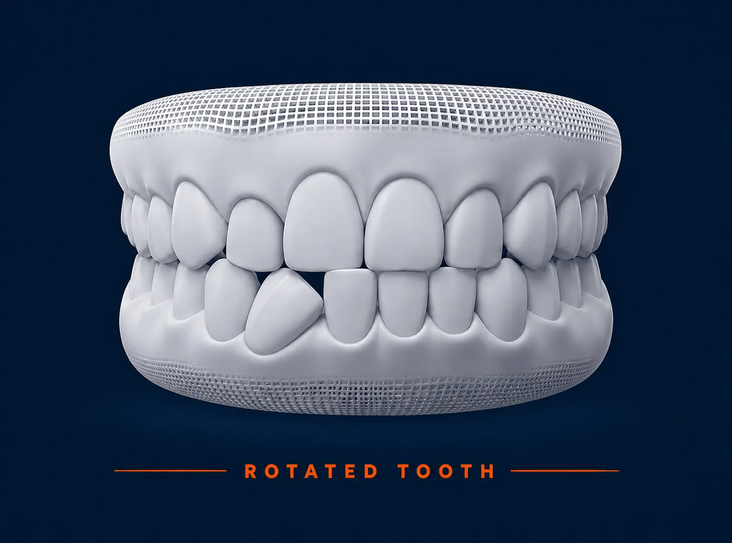 rotated tooth example